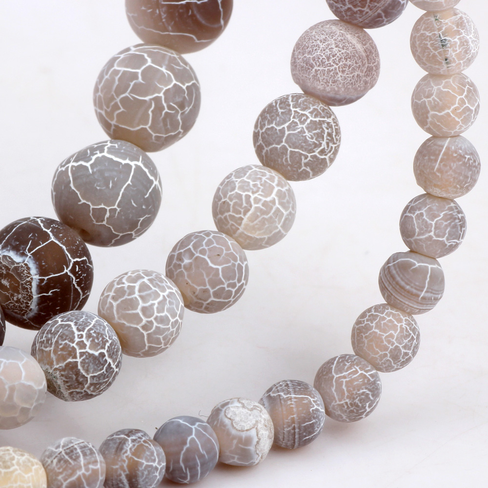 Jewelry Making Gemstones - 004 modelo 6MM/8MM/10MM mate mate café