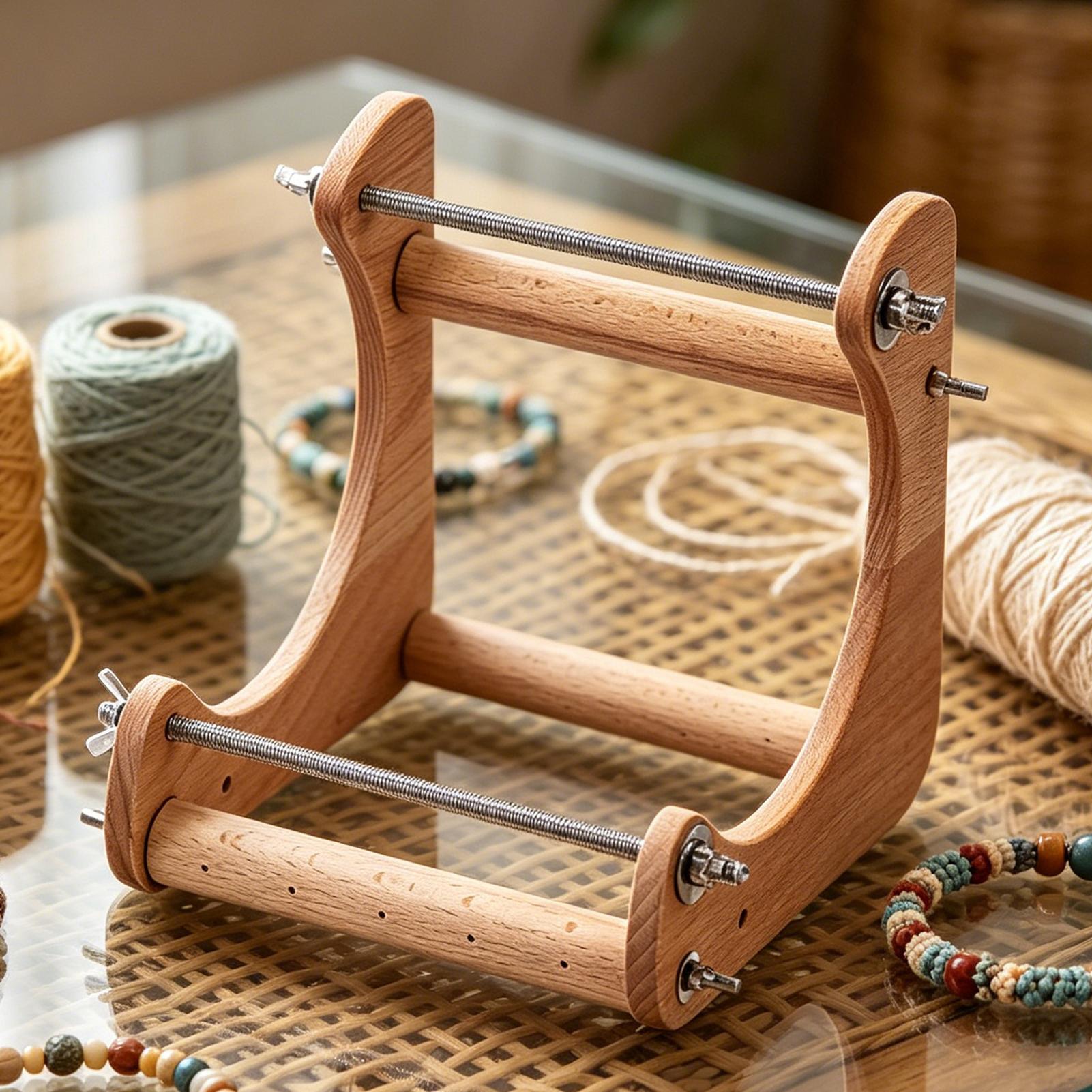 Telar de cuentas de madera aju - Jewelry Making Machines reseña y precio