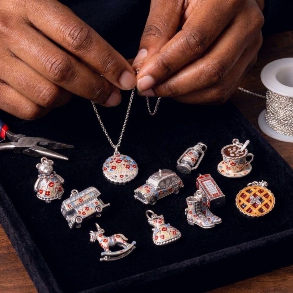 Adorables colgantes de acero i - Jewelry Making London reseña y precio